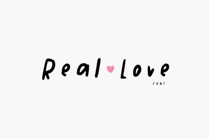 Real Love Font Font Download