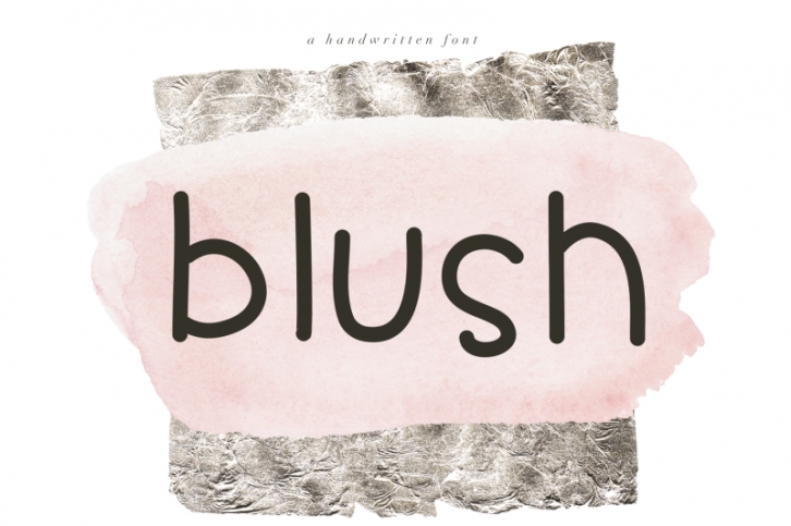 Blush - Cute Handwritten Font Font Download