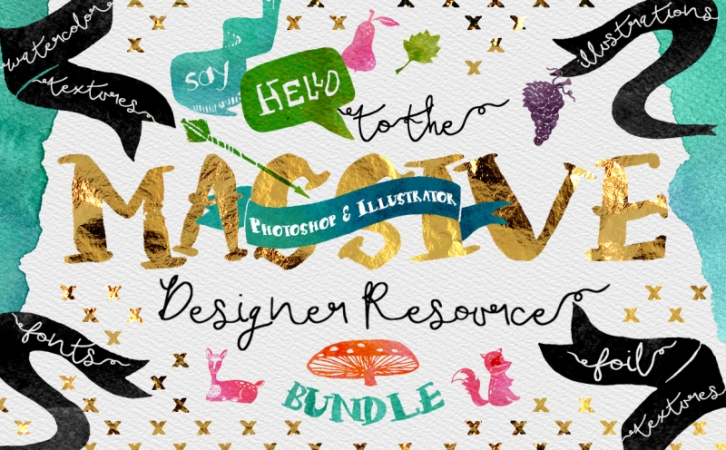 Digital Graphic Designer Resource Bundle Font Download