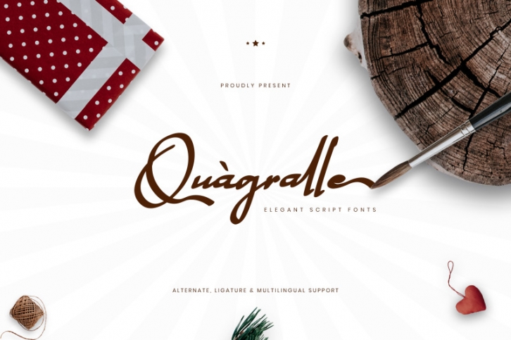 Quagralle Elegant Script Fonts Font Download