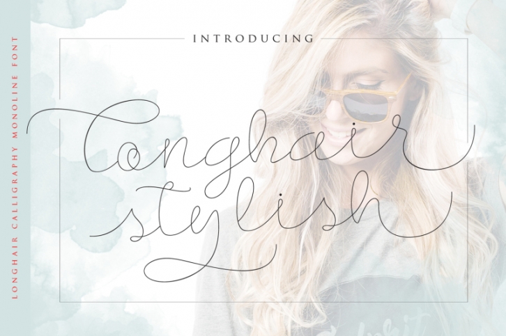 LonghairStylish - Monoline Script Font Font Download