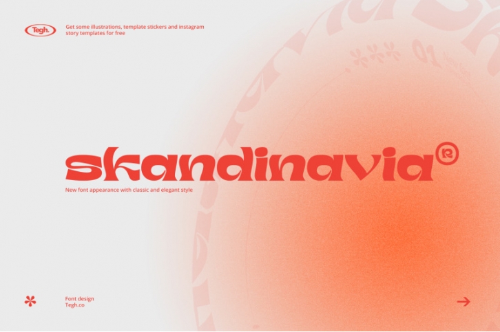 Skandinavia Display Font Font Download