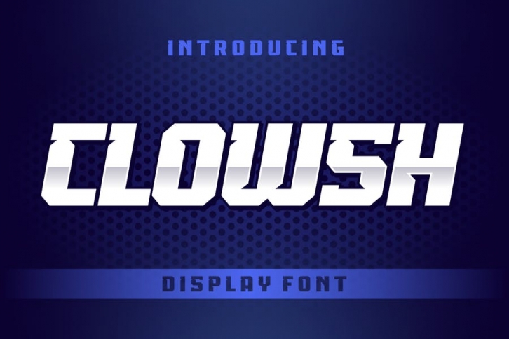 CLOWSH ESPORT Font Download
