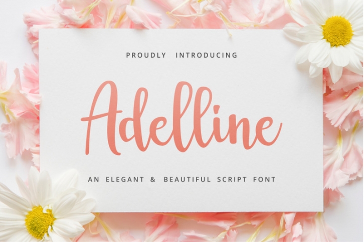 Adelline Beautiful Script Font Download