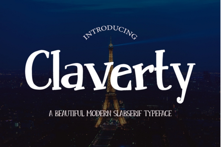 Claverty Modern Slabserif Font Download