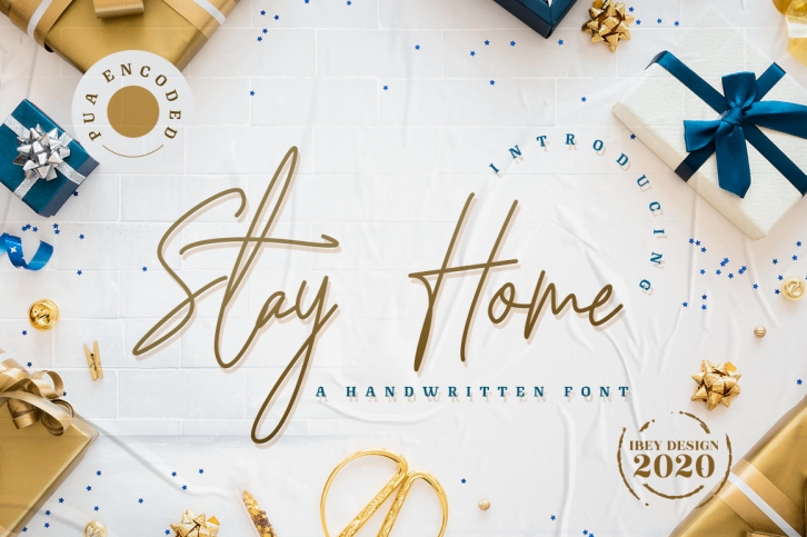 Stay Home Font Download