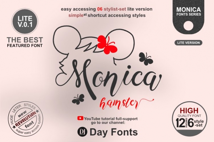 Monica Hamster Font Download