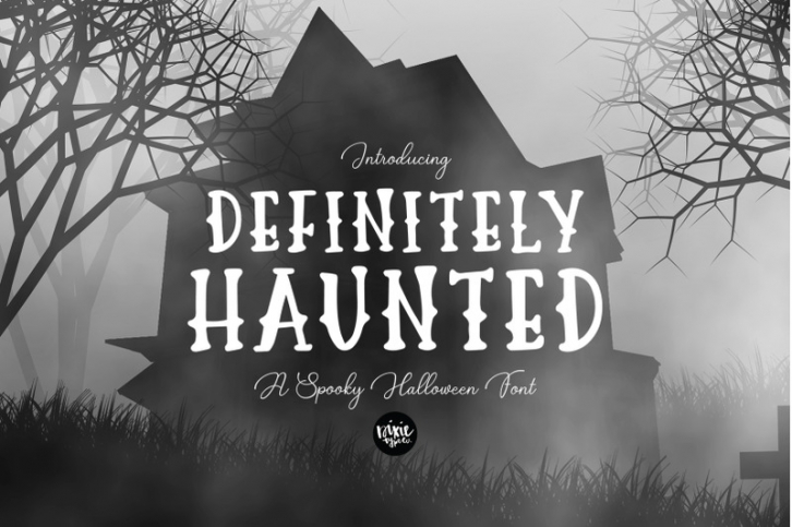 DEFINITELY HAUNTED Halloween Font Font Download