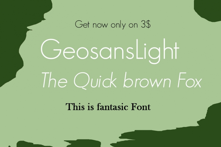 Geosans Font Download
