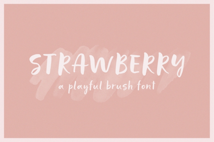 Strawberry | A Playful Script Font Download