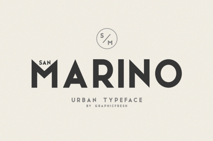 San Marino // Four Font Files Font Download