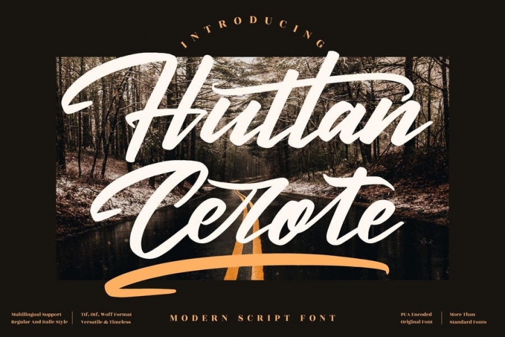 Huttan Cerote Script Font LS Font Download