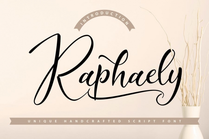 Raphaely | Unique Handwriting Script Font Font Download