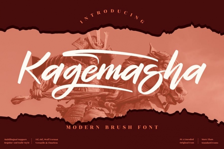 Kagemasha Brush LS Font Download