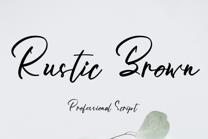 Rustic Brown Font Download
