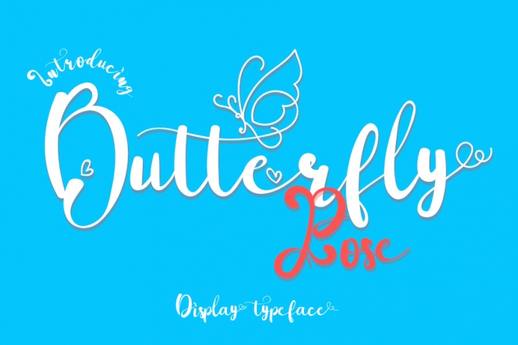 Butterfly Rose Font Download