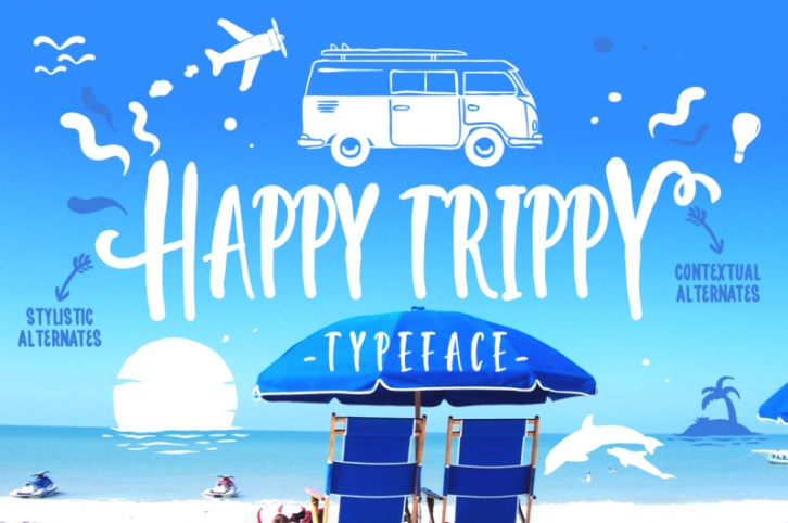 Happy Trippy Font Download