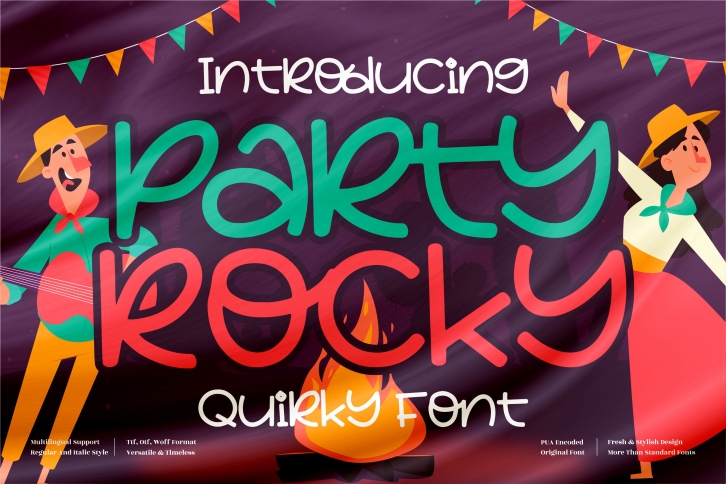 Party Rocky Font Download