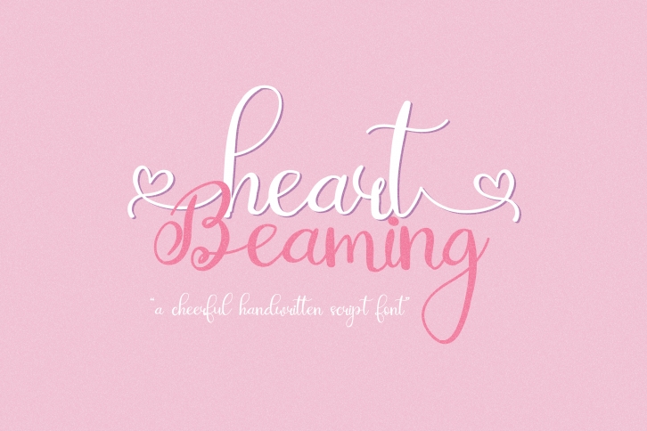 Heart Beaming Font Download