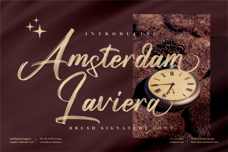 Amsterdam Laviera Font Download