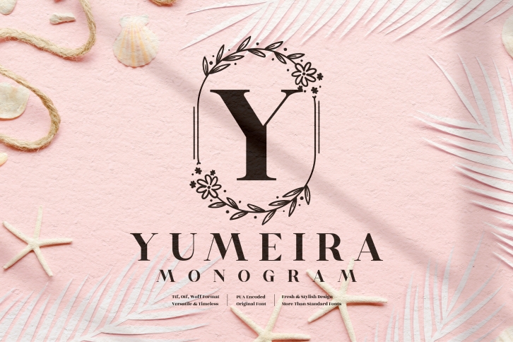 Yumeira Monogram Font Download