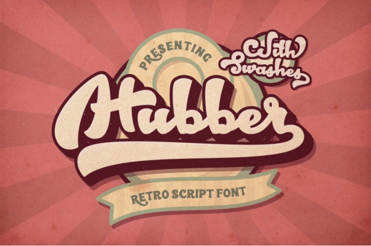 Hubber Retro Script Font Font Download