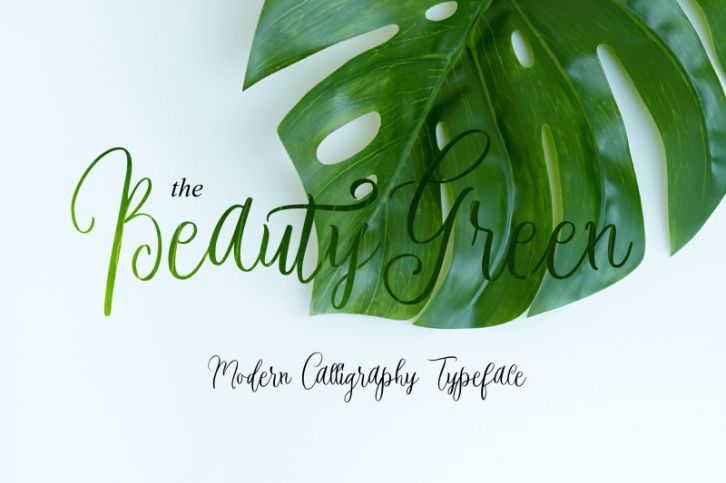 BeautyGreen Font Download