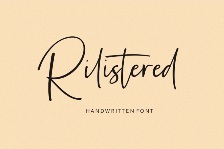 Rilistered Font Download