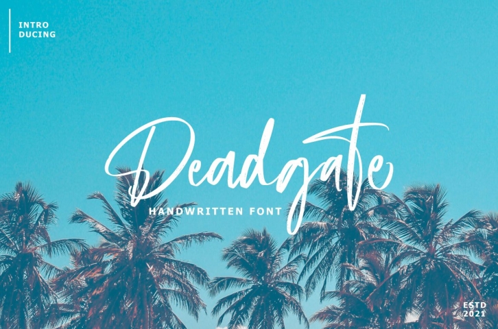 Deadgate Brush Font Download