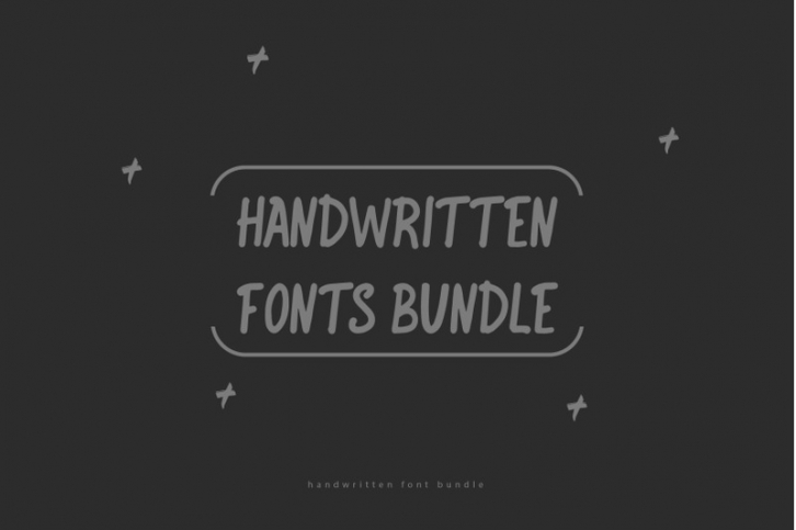 Handwritten Font Bundle Font Download