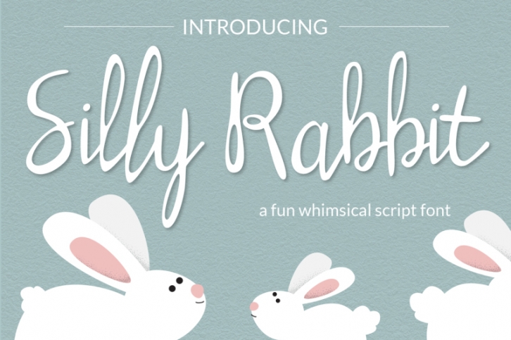 Silly Rabbit Script Font Font Download