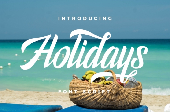 Holidays Typeface Font Download