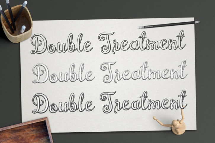 Brazilian Script (LAYERED FONT) Font Download