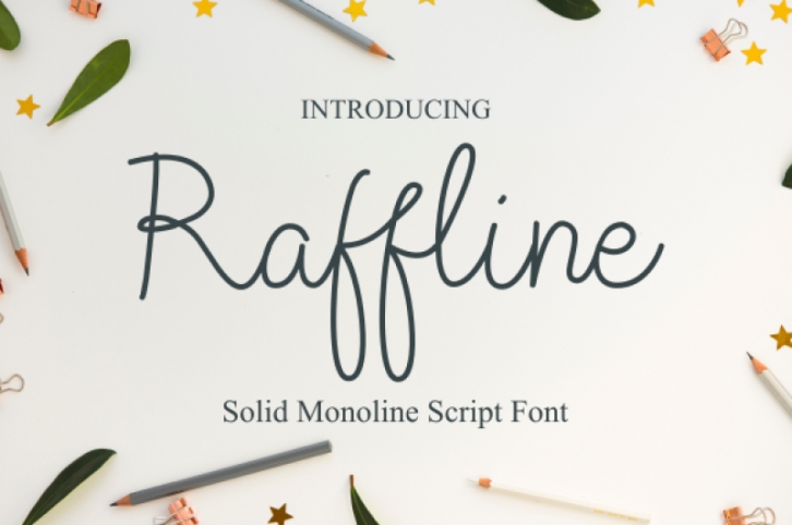 Raffline Font Download