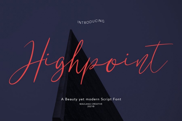 Highpoint Beauty Script Font Font Download