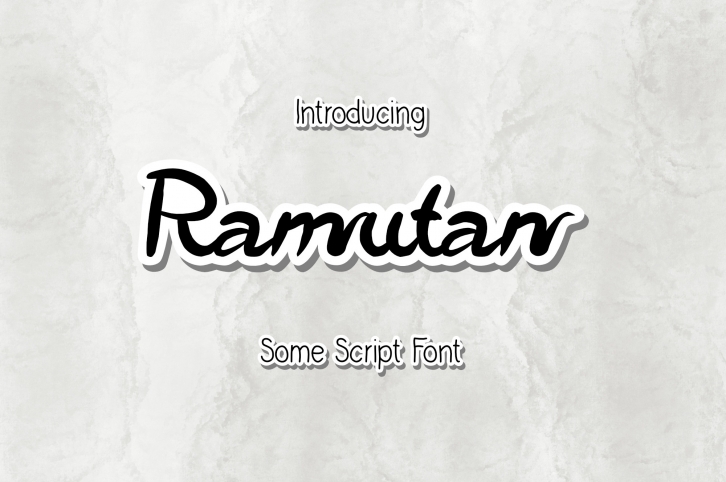 Ramutan Font Download