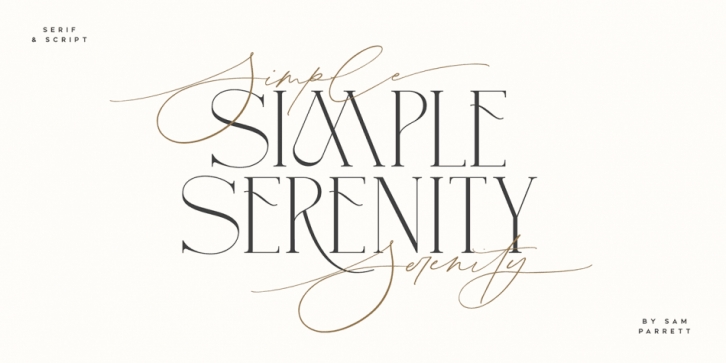 Simple Serenity Font Download
