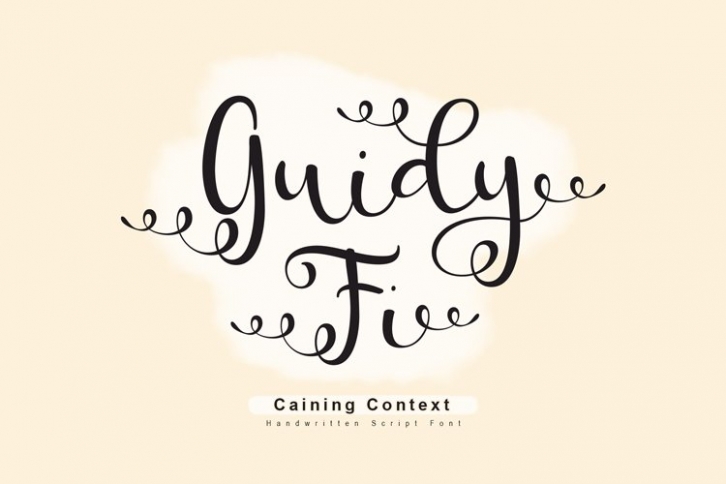 Guidy Fi Font Download