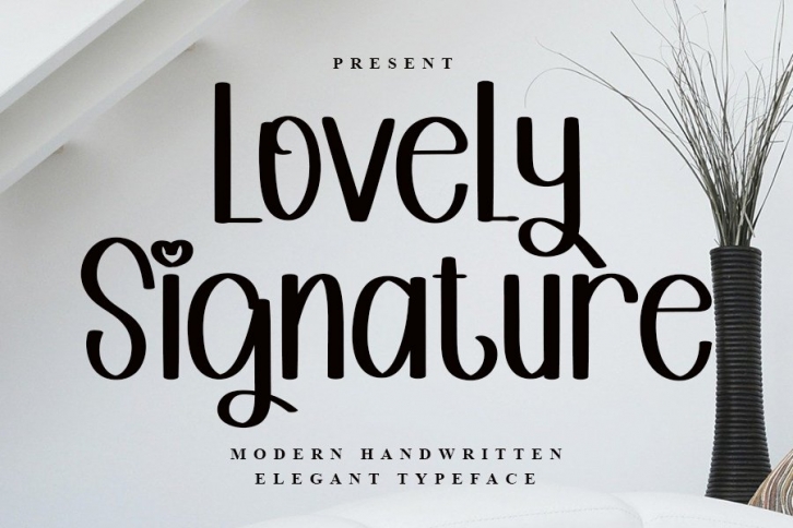 Lovely Signature Font Download