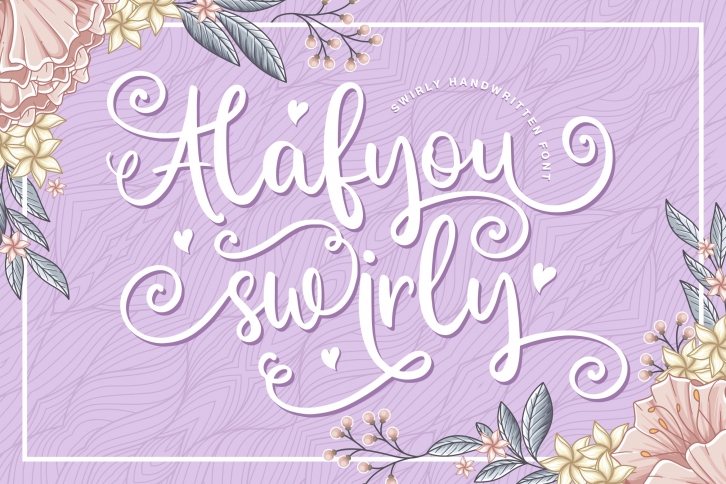 Alafyou Swirly Font Download