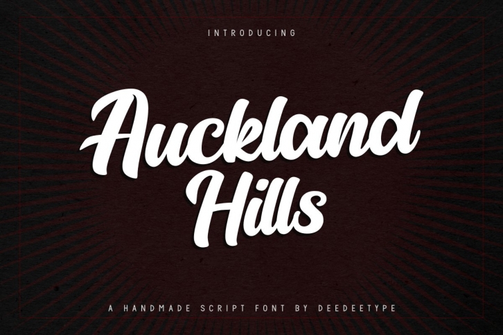 Auckland Hills Font Download