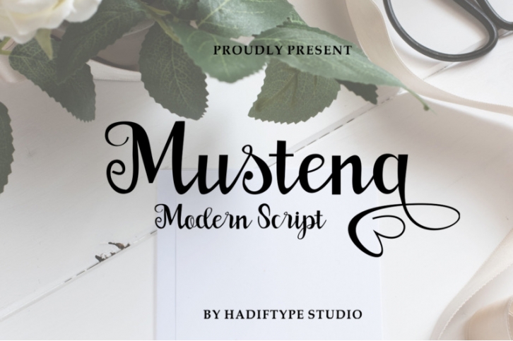 Mustena Script Font Download