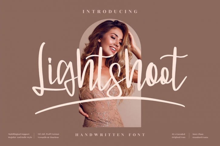 Lightshoot Handwritten LS Font Download