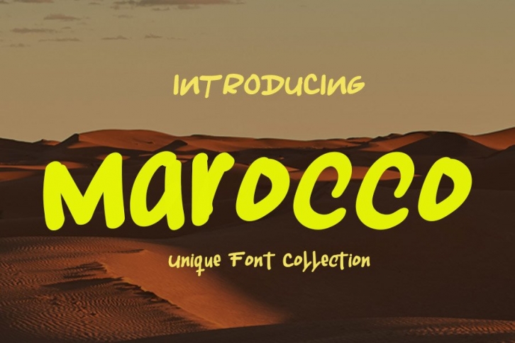 Marocco Font Download