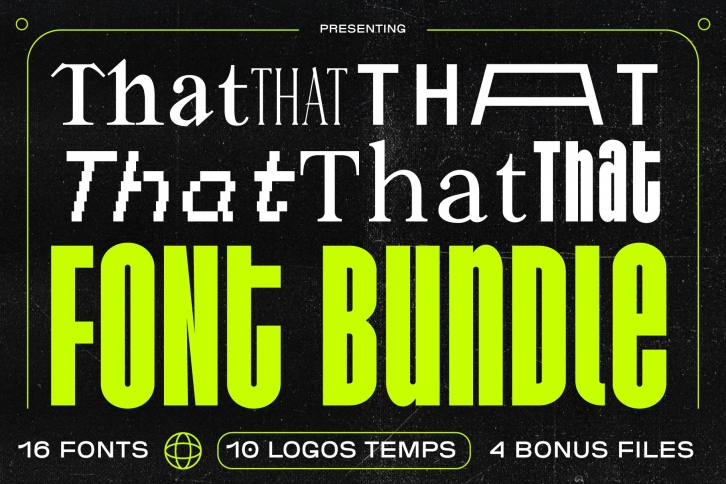 That That Bundle Font Download