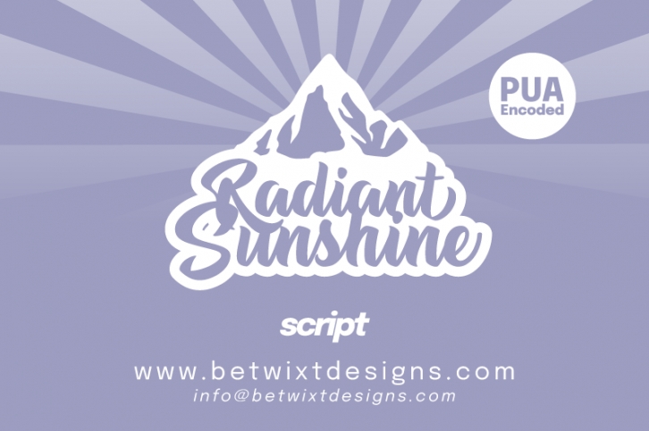 BTX Radiant Sunshine Font Download