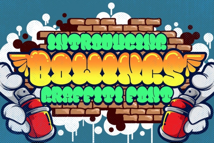 Bowings Graffiti Font Font Download