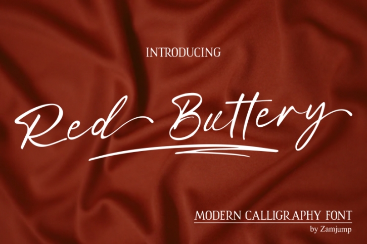 Red Buttery Font Download