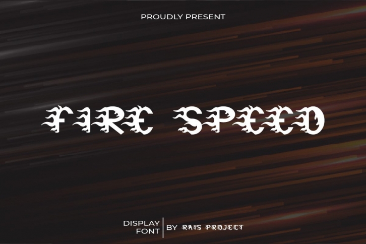 Fire Speed Font Download