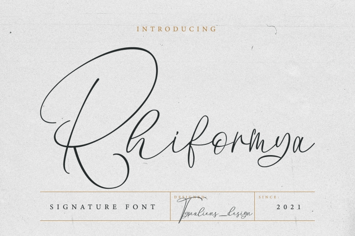 Rhiformya Font Download